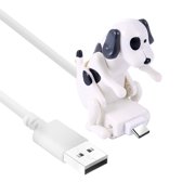 Cagogo Stray Dog Charging Cable, Funny Humping Dog Fast Charger Cable for Android, .2M USB C Cable with Charging MotionToy, Stress Relief Novelty Cable for Smartphone Tablet Gift