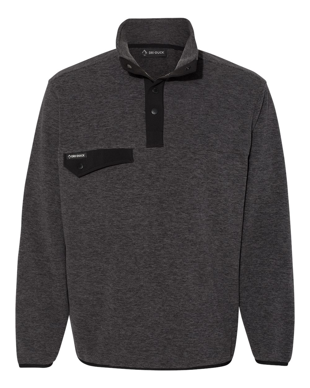 DRI DUCK Denali Mountain Fleece Pullover, L, Charcoal