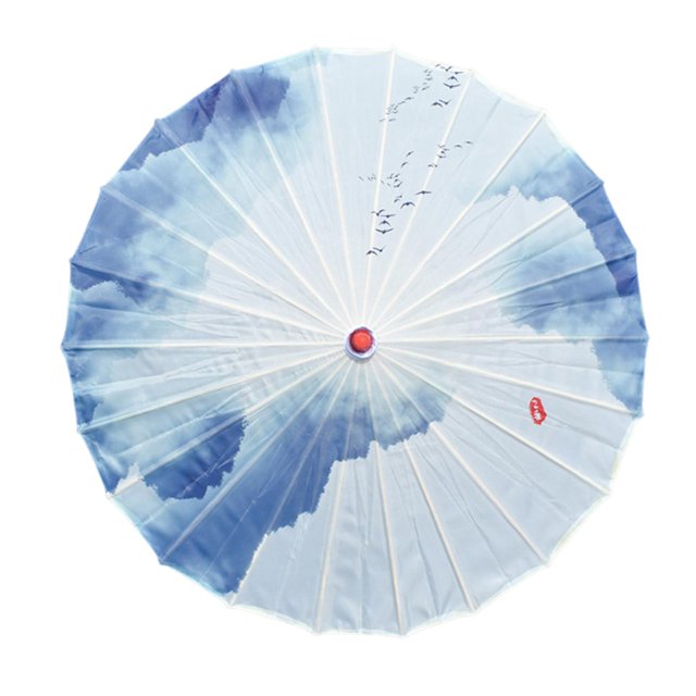 Esquirla Oiled Parasol 32.28'' Chinese Oiled Paper Umbrella for Wedding Party Cosplay A