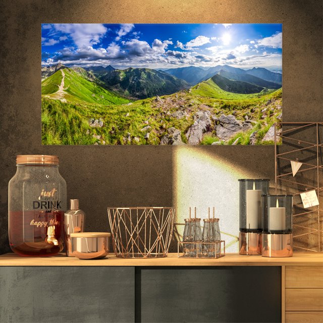 Journée Ensoleillée Panorama des Montagnes Tatra - Impression Paysage Oeuvre Murale