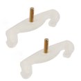 thumbnail image 2 of Violin Shoulder Rest Feet Legs Replacement Supplies for Protecting White Rubber 2pcs, 2 of 8