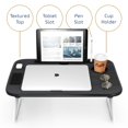 thumbnail image 4 of Nestl  Adjustable Laptop Bed Tray Table - Portable Lap Desk with Foldable Legs - Space Saving Lapdesk Large Large, 4 of 5