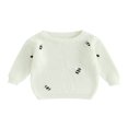 thumbnail image 1 of Chandails à Col pour Bébé Manches Longues Pulls Tricotés Amples, 1 of 7