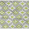 thumbnail image 4 of oneOone Organic Cotton Poplin Twill Fabric Geometric Ikat Decor Fabric Printed BTY 42 Inch Wide, 4 of 4