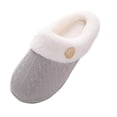 thumbnail image 2 of tumgatte Pantoufles d'Intérieur Mignonnes d'Hiver pour Femmes en Coton à Mémoire de Forme Peluche Coton Pantoufles pour Dames jusqu'à 60 % de Rabais, 2 of 3