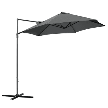 Outsunny Parasol de Patio Offset 8,5 Pi Rotation 360° Cantilever Parasol