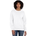 thumbnail image 1 of Hanes Mens Big ComfortWash Garment Dyed Fleece Sweatshirt, S, White, 1 of 1