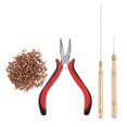 thumbnail image 2 of lionlar Hair Extension Kit Plier Plus Pulling Hook Bead Device And Loop Tool Kits - 11#, 2 of 6