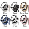 thumbnail image 3 of LEIXIUER 2 Pack Waterproof Hard Cases for Apple Watch Case 45mm 41mm 44mm 40mm with Tempered Glass Screen Protector, Accessories Ultra-Thin Durable Waterproof Protective Cover for iWatch SE 6 7 4 5, 3 of 6