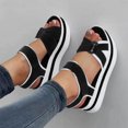 thumbnail image 5 of 2025 Women Shoes Sandals Platform H Sandals for Women Wedge Sandals Fashion Versatile Sandals with Rhinestones for Women Braided Buckle Breathable Wedge House Sandals for Women Sandals, 5 of 5