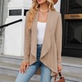 thumbnail image 4 of CEHVOM Cardigan Veste à Manches Longues Ample de Couleur pour Femmes en Liquidation, 4 of 7
