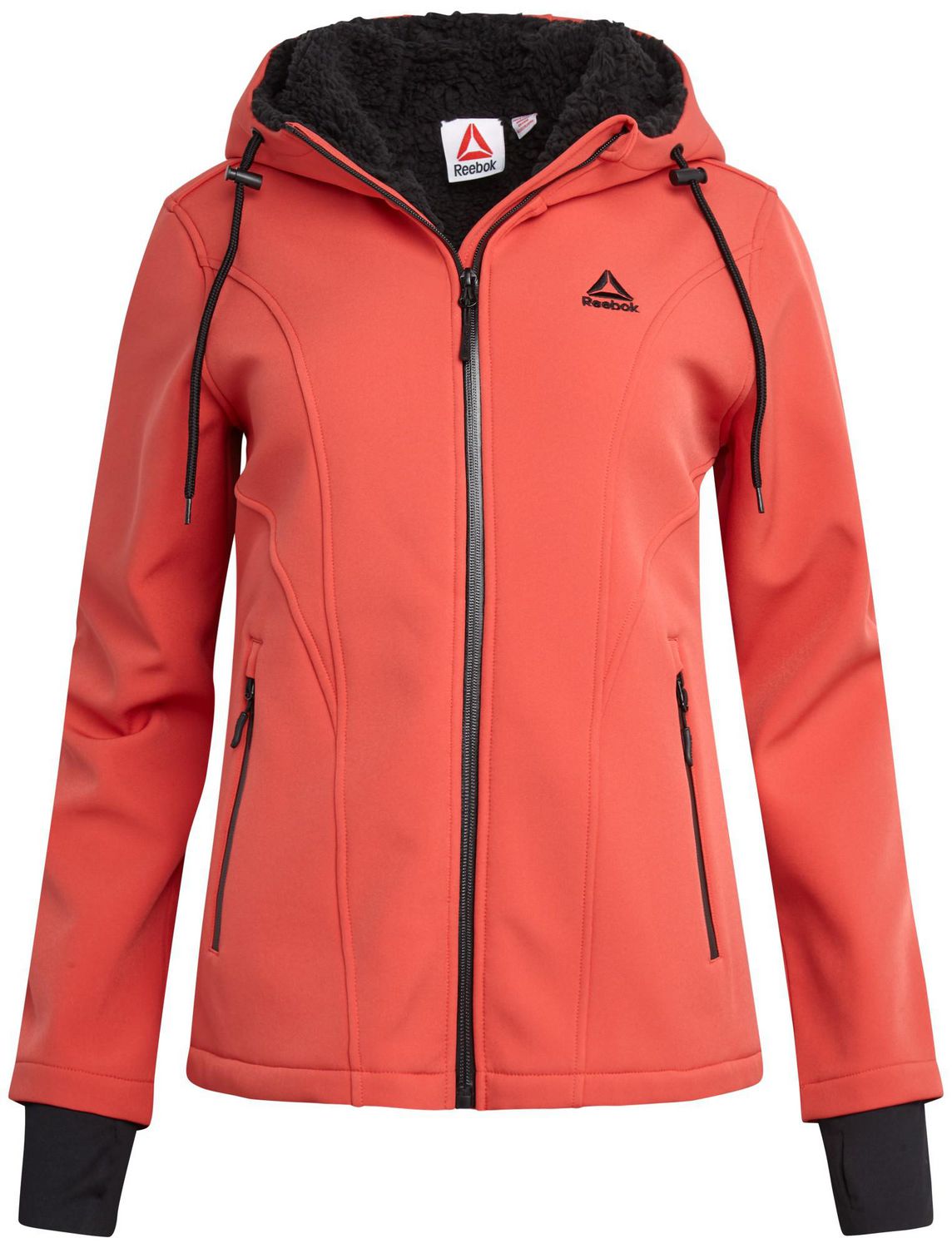Reebok Women's Sherpa Lined Softshell Jacket with Hood