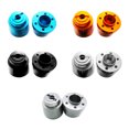 thumbnail image 2 of ZheElen Adaptateur de Moyeu de Roue Arrière en Aluminium 2pieces pour Course de Roche Axiale 1/10 90026 AX31011, 2 of 6