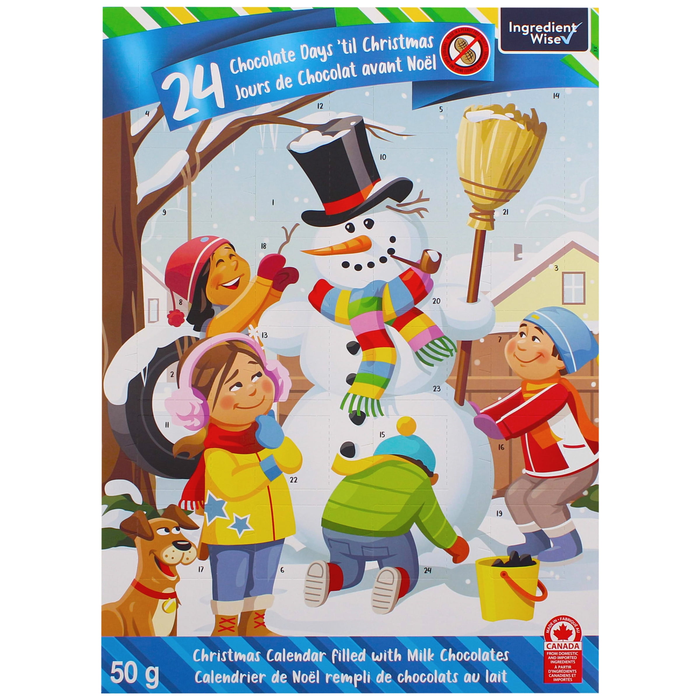 Great Value 24 Chocolate Days ‘til Christmas Advent Calendar.