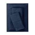 thumbnail image 1 of Mainstays 4-Piece 300 Thread Count Blue- CVC Cotton Blend Bed Sheet Set, Double (Adult), 1 of 5
