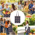 thumbnail image 3 of Small Floral Foldable Shopping Bag - Durable & Compact Eco-Friendly Tote for Groceries, 3 of 6