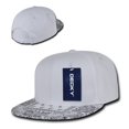 thumbnail image 4 of Decky 1093-WHTWHT Bandana Snapback Cap, Blanc et Blanc, 4 of 4