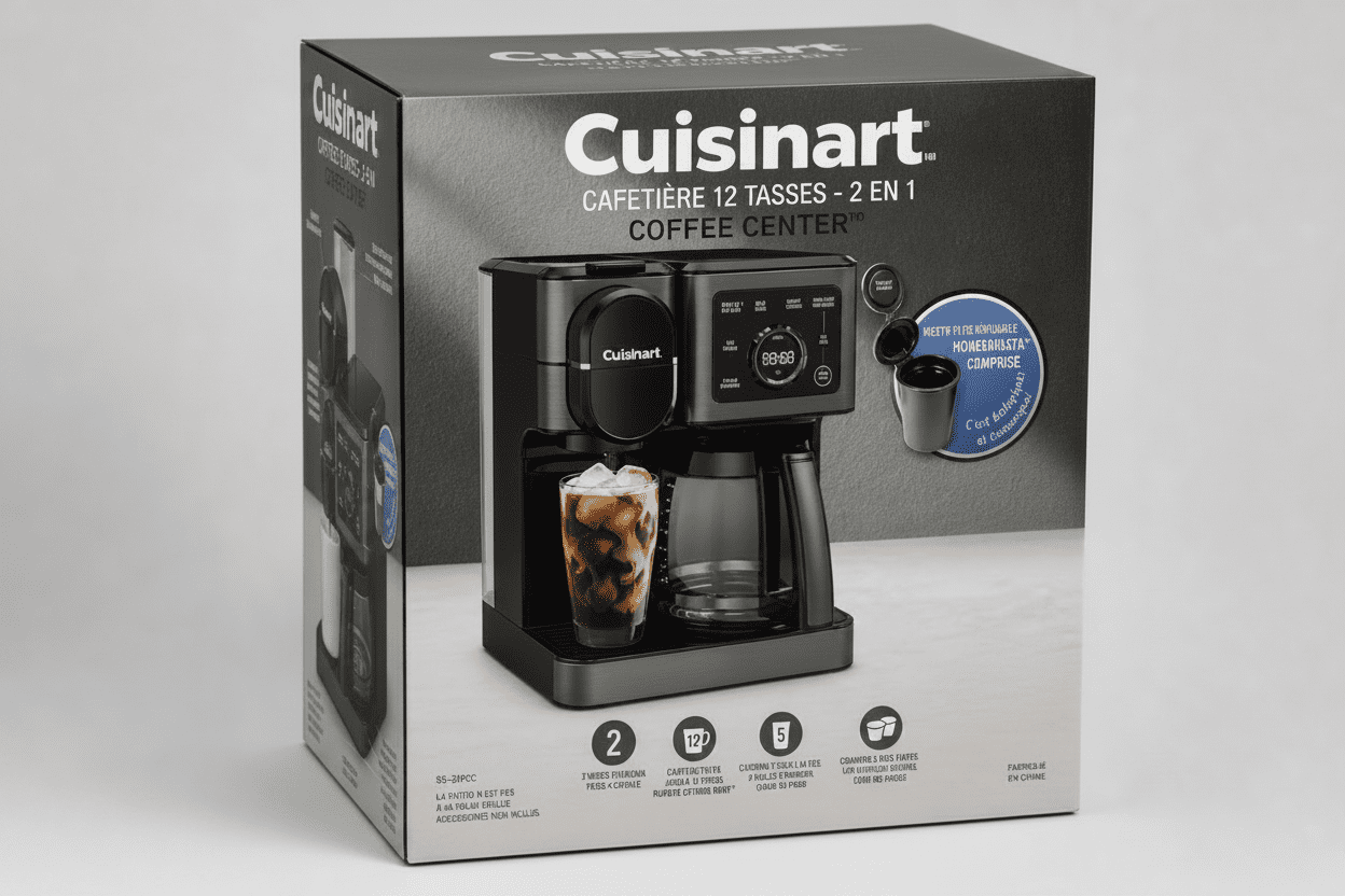 Cuisinart Coffee Center 2-en-1 Machine à café 12 tasses SS-32PCC