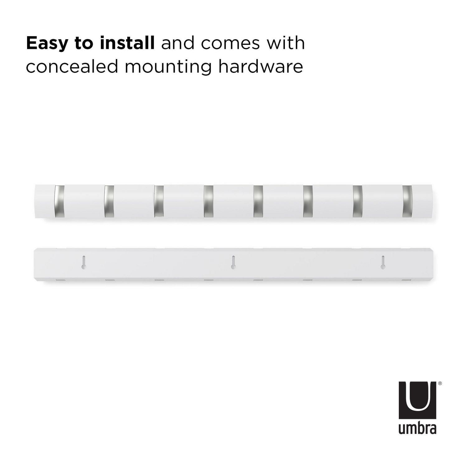 Umbra Flip Porte-manteau mural, blanc