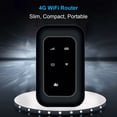 thumbnail image 3 of 4G LTE Mobile Hotspot, 150Mbps 4G Mobile WiFi Hotspot LED Smart Screen Display Multifunctional Support 10 Users Connections with SIM Card Slot for Car for Asia, 3 of 7