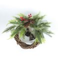 thumbnail image 2 of Dvkptbk Christmas Bell Wreath, 15 Inch Artificial and Golden Bell Wreath, Christmas Tree Hanging Wreath, Wreath, Holiday Rustic Christmas Decorations Holiday Products Holiday Products on Clearance, 2 of 7