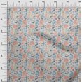 thumbnail image 3 of oneOone Cotton Poplin Beige Fabric Sea Shells Pattern Sewing Material Print Fabric By The Yard 56 Inch Wide, 3 of 4