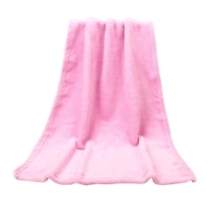 Huayishang Weighted Blanket Clearance, 50X70Cm Fashion Solid Soft Throw Kids Blanket Warm Coral Plaid Blankets Flannel Home Essentials Pink