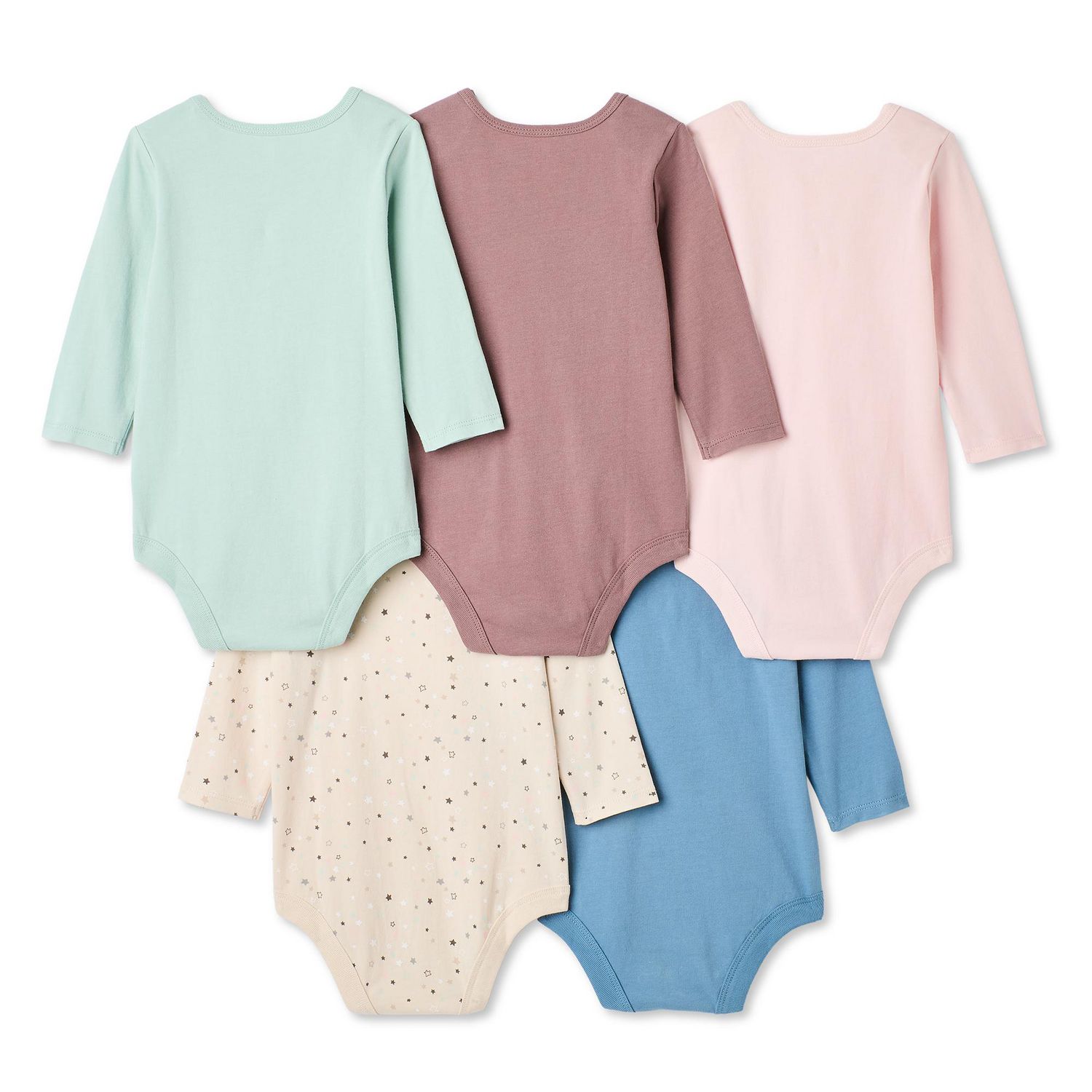George Baby Girls' Bodysuit 5-Pack