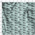 thumbnail image 5 of Tissu de Voile de Coton Vert Pomme Imprimé Pied & Texte Imprimé 1 Yard 56 Inch Wide, 5 of 5
