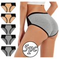 thumbnail image 2 of WTXUE Intimates | Cotton Underwear for Women Bladder Control Underwear for Women Solid Panties Patchwork Color Briefs Ladies Underwear Panties | Ladies Panties 5-Pack Plus XXL, 2 of 9