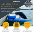 thumbnail image 2 of Solstice Original Inflatable Pup Plank Dog Float Floating Ramp Ladder for Pools, 2 of 9