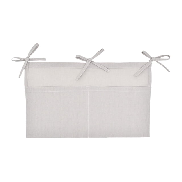 Home Textile Storage Baby Bedside Organizer for Crib Playpen Accessories Hanging Canvas Pocket Book Storage Caddy Attachment