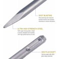 thumbnail image 3 of JinsintoSDS Plus Chisels, 5 Piece Chisel Set with 2 Pointed Chisel and 3 Flat Chisel, Tile Chisel Wide Chisel Drilling Tool for Concrete Tile Building Block, 3 of 5