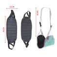 thumbnail image 5 of koolsoo Hamac de Voyage pour Pieds Hauteur Réglable Repose-Pieds Portable pour Avion Noir, 5 of 5