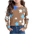 thumbnail image 1 of Posijego T-Shirts Graphiques à Manches Longues pour Tout-Petits Garçons Filles, Mignons, Col Ras du Cou, T-Shirts Basiques, Hauts, Chandail de Printemps pour Enfants, 1 of 6