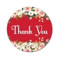 thumbnail image 1 of Darling Souvenir DIY Rose Blossom 1.6 Inches Red Round Thank You Stickers DIY Envelope Seals-45 Pcs, 1 of 4