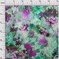 thumbnail image 3 of oneOone Cotton Silk Turquoise Green Fabric Abstract Floral Craft Projects Decor Fabric Printed By The Yard 42 Inch Wide, 3 of 4