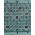 thumbnail image 1 of Ahgly Company Tapis Abstraits Abstraits Bleu Foncé Gris Bleu, 2' x 3', 1 of 6