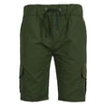 thumbnail image 1 of Mens Slim Fit Cargo Shorts Multi Pockets Short Pants Summer Clothes, 1 of 3