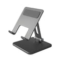 thumbnail image 1 of Graflsoa Support Réglable en Alliage d'Aluminium pour Téléphone et Tablette - Support Pliable, Antidérapant, Portable en Argent/gris, 1 of 6