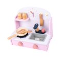 thumbnail image 4 of mmirethe Kids Kitchen Cooking Toys Wooden Play Kitchen Toy Set Pretend Cooking Adventure Simulated Kitchen, 4 of 6