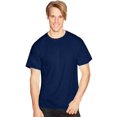 thumbnail image 1 of Hanes Mens ComfortBlend EcoSmart 4-Pack Crewneck T-Shirts, XL, Navy, 1 of 1