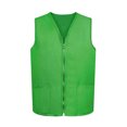 thumbnail image 1 of TOPTIE Adult Volunteer Work Vest Event Supermarket Apron Vests - Green, 1 of 8