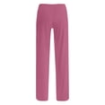 thumbnail image 4 of FAIWAD Pantalon de Pyjama Femme Décontracté Confortable Ample Pantalon de Maison Extensible à Cordon Bas de Pyjama Pantalon Tenue d'Intérieur, 4 of 5