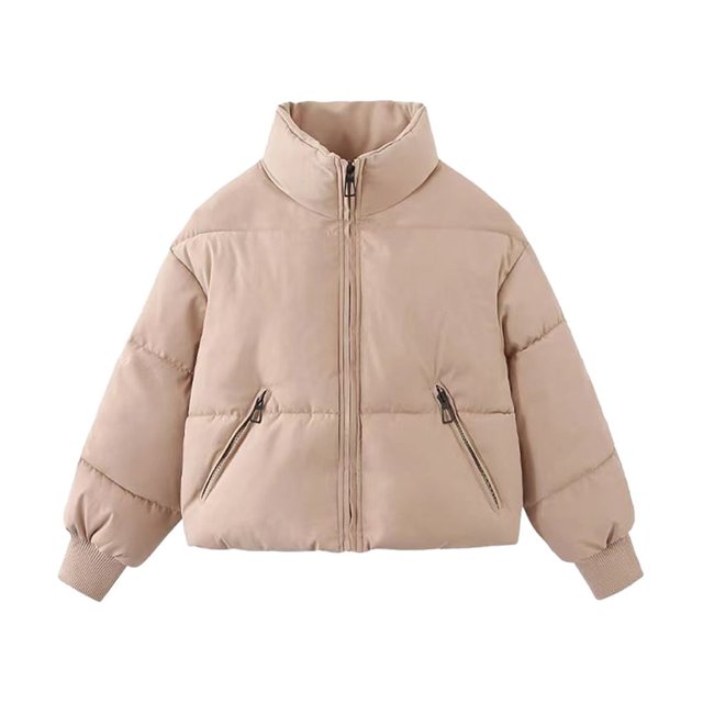 Redempat Winter Essential Comfortable And Warm Women S Puffer Jacket Easy To Clean Stylish And Fashionable khaki S