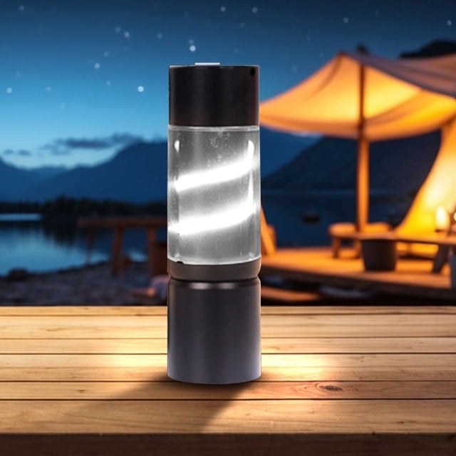 Dvkptbk Camping Lumière Lumière de Couleur avec Petite Lampe de Poche Lumière DEL Extérieure Charge Directe USB Lumière de Camping Portable Camping et Randonnée
