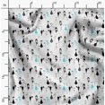 thumbnail image 2 of Soimoi Modal Satin Fabric Cat Animal Printed Fabric 1 Yard 42 Inch Wide, 2 of 5
