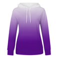 thumbnail image 4 of Penkiiy Chandails à Capuchon pour Femmes Mode Sweat à Capuche Décontracté Patchwork Blouse à Capuche Pull Violet Y2K Vêtements, 4 of 4
