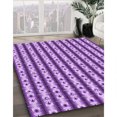thumbnail image 3 of Ahgly Tapis Rectangulaire Lavable en Machine Intérieur Transitionnel Violet Violet, 7 Pieds x 9 Pieds, 3 of 7