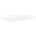 thumbnail image 5 of vidaXL Bookshelf Boards 4 pcs White 60x40x1.5 cm Engineered Wood, 5 of 5